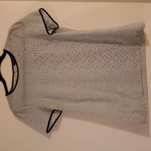 French Connection polka dot blouse